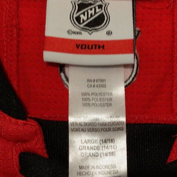 Calgary Flames NHL Jersey Youth Large Hockey - Picture 3 of 5